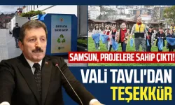 Samsun, projelere sahip çıktı! Vali Orhan Tavlı'dan teşekkür