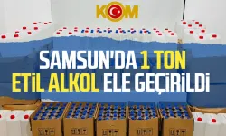 Samsun İlkadım'da 1 ton etil alkol ele geçirildi