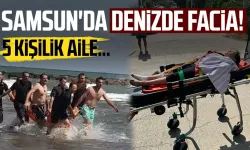 Samsun'da denizde rip akıntısı faciası! 5 kişilik aile...