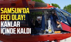 Samsun'da feci olay! Kanlar içinde kaldı