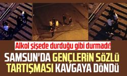 Samsun'da gençlerin sözlü tartışması kavgaya döndü