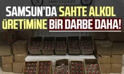 Samsun'da sahte alkol üretimine bir darbe daha!