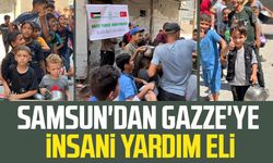 Samsun'dan Gazze'ye insani yardım eli