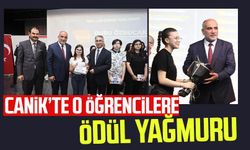 Canik’te o öğrencilere ödül yağmuru