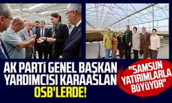 AK Parti Genel Başkan Yardımcısı Karaaslan OSB'lerde!: "Samsun yatırımlarla büyüyor"