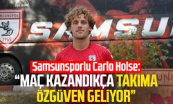 Samsunsporlu Carlo Holse: “Maç kazandıkça takıma özgüven geliyor”