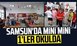 Samsun'da mini mini 1’ler okulda