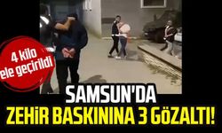 Samsun'da zehir baskınına 3 gözaltı!