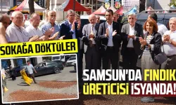 Samsun'da fındık üreticisi isyanda! Sokağa döktüler