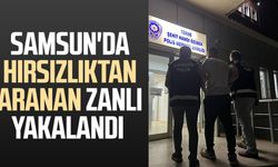 Samsun'da hırsızlıktan aranan zanlı yakalandı