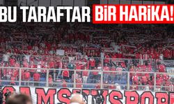 Samsunspor taraftarı Çaykur Rizespor maçında bir harikaydı!