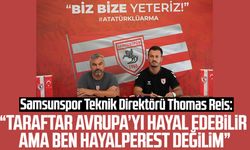 Samsunspor Teknik Direktörü Thomas Reis: "Ben bir hayalperest değilim"