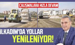 İlkadım'da yollar yenileniyor! Çalışmalara hızla devam