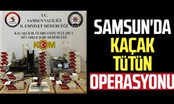 Samsun'da kaçak tütün operasyonu