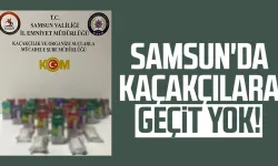 Samsun'da kaçakçılara geçit yok!