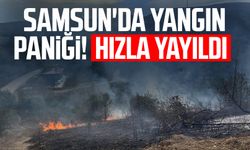 Samsun'da yangın paniği! Hızla yayıldı