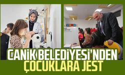 Canik Belediyesi’nden çocuklara jest