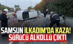 Samsun İlkadım'da kaza! Sürücü alkollü çıktı