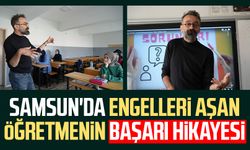 Samsun'da engelleri aşan öğretmen Oğuz Kul'un başarı hikayesi