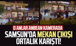 Samsun Atakum'da mekan çıkışı tekme tokatlı kavga!