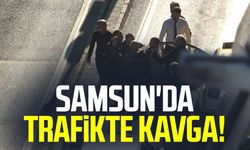 Samsun'da trafikte "yol verme" kavgası!