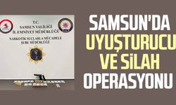 Samsun İlkadım'da uyuşturucu ve silah operasyonu