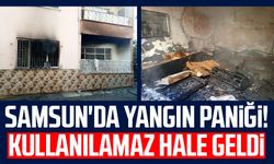 Samsun'da yangın paniği! Kullanılamaz hale geldi