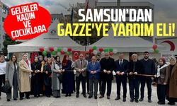 Samsun'dan Gazze'ye yardım eli! Gelirler kadın ve çocuklara