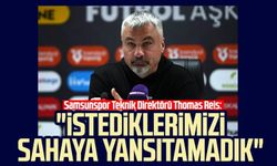 Samsunspor Teknik Direktörü Reis: "İstediklerimizi sahaya yansıtamadık"