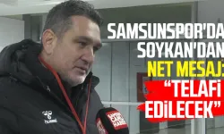 Samsunspor'da Soner Soykan'dan net mesaj: "Telafi edilecek"