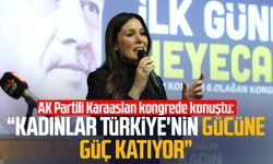 AK Partili Çiğdem Karaaslan kongrede konuştu