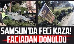 Samsun Valiliği önünde kaza!