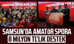 Samsun’da amatör spora 8 milyon TL’lik destek