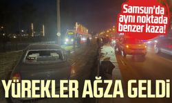 Samsun'da feci kaza! Facianın eşiğinden dönüldü