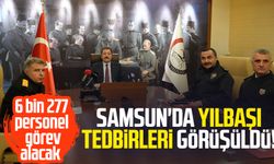 Samsun'da yılbaşı tedbirleri görüşüldü: 6 bin 277 personel görev alacak