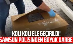 Samsun'da koli koli ele geçirildi! Samsun polisinden büyük darbe