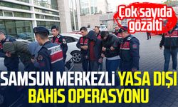 Samsun merkezli yasa dışı bahis operasyonu: Çok sayıda gözaltı