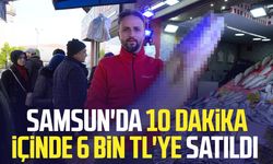 Karadeniz'de avlandı: Samsun'da 10 dakika içinde 6 bin TL'ye satıldı