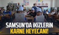 Samsun'da 16 ikizin karne heyecanı!