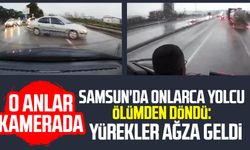 Samsun'da onlarca yolcu ölümden döndü: Yürekler ağza geldi