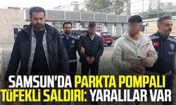 Samsun'da parkta pompalı tüfekli saldırı: Yaralılar var