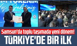 Samsun'da toplu taşımada yeni dönem! Türkiye'de bir ilk