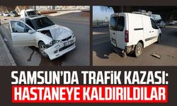 Samsun Canik'te trafik kazası: Hastaneye kaldırıldılar