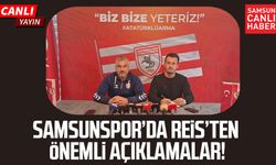 Samsunspor Teknik Direktörü Thomas Reis açıklamalarda bulunuyor