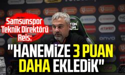 Samsunspor Teknik Direktörü Thomas Reis: "Hanemize 3 puan daha ekledik"