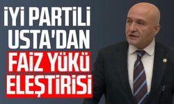 İYİ Partili Erhan Usta'dan faiz yükü eleştirisi