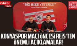 Samsunspor'da Thomas Reis'ten Konyaspor maçı öncesi önemli açıklamalar