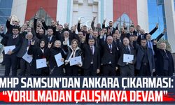 MHP Samsun'dan Ankara çıkarması: "Yorulmadan çalışmaya devam"