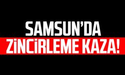 Samsun'da kar kaza getirdi: Kirazlık'ta zincirleme kaza