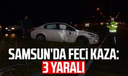 Samsun Bafra’da feci kaza: 3 yaralı